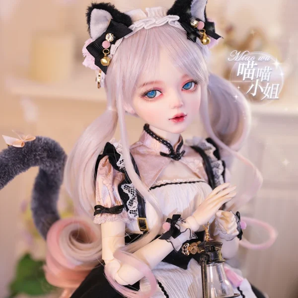 New 1/3 BJD Doll 60cm Girl arrival gifts for girl Doll With Clothes Change Eyes Dolls Cat Best Gift for children Beauty Toy - Image 5
