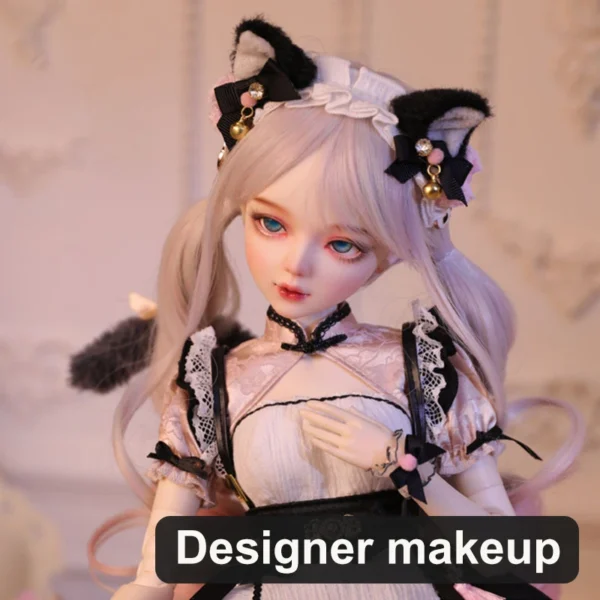 1/3 BJD Doll Cat costume Designer makeup baby face Good body mass Female Joints Movable body doll DIY make up 60cm toy gifi - Image 6