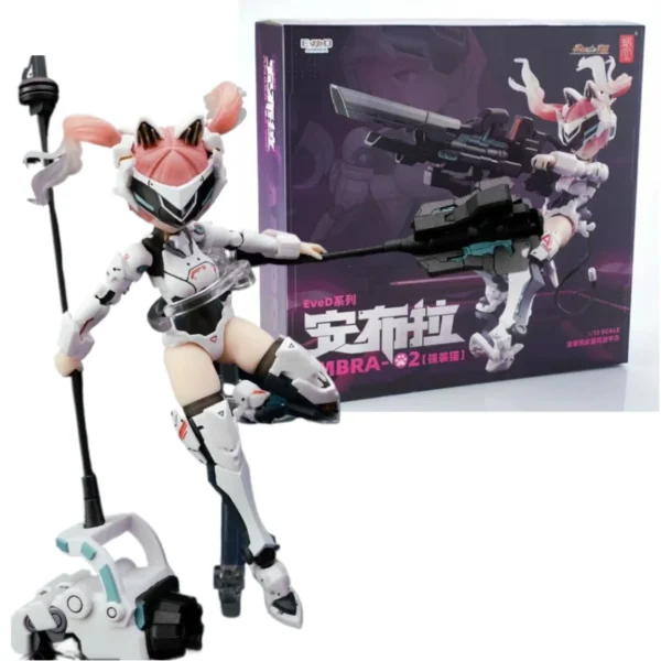 In Stock Snail Shell 1/12 Ambra-02 Eved Series Assault Cat Ambra Anime Action Figure Model Collection Toy Hoilday Ornament Gift