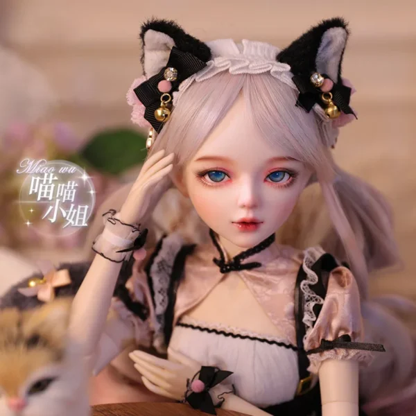 New 1/3 BJD Doll 60cm Girl arrival gifts for girl Doll With Clothes Change Eyes Dolls Cat Best Gift for children Beauty Toy - Image 3